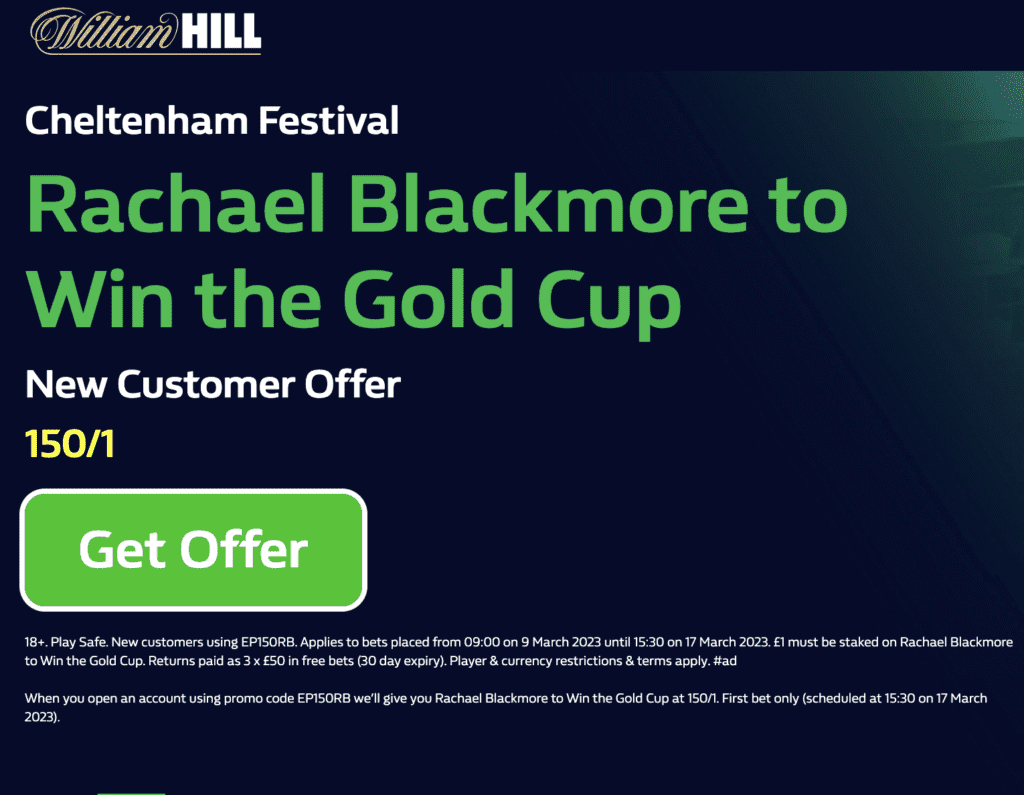 William Hill Gold Cup Offer