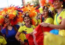 Colombia fans