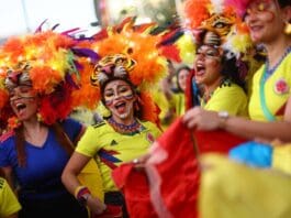 Colombia fans