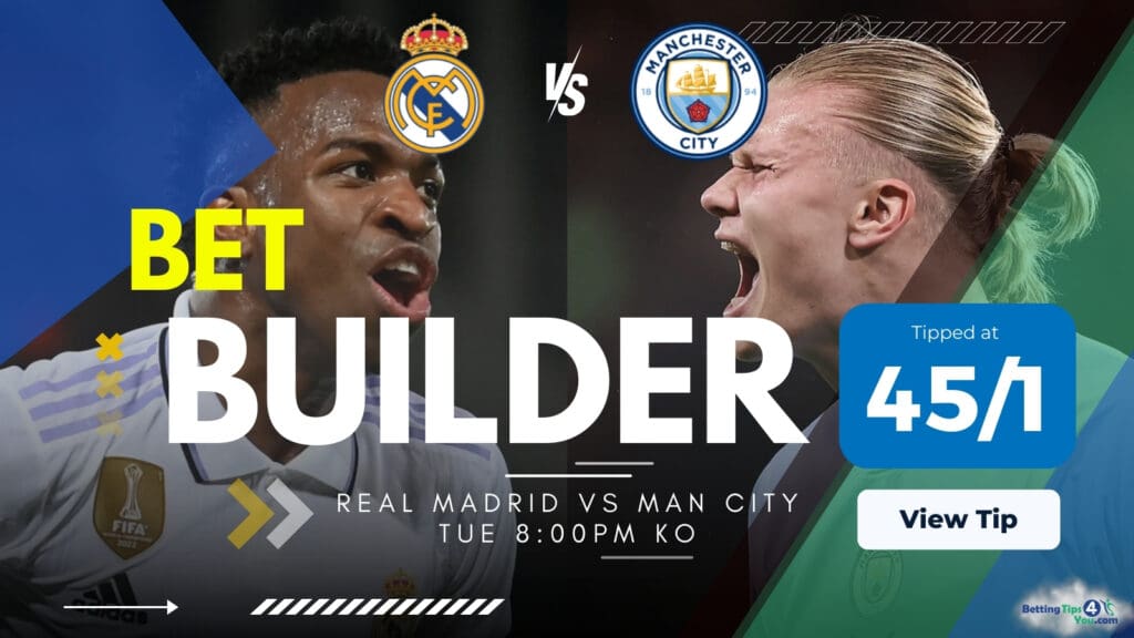 Real vs Man City bet Builder
