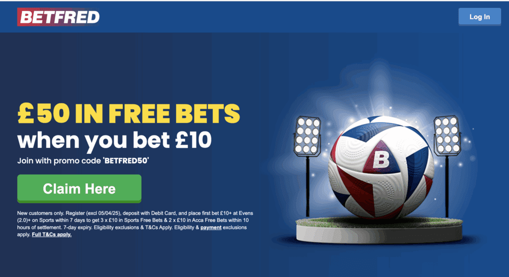 Betfred Free Bet