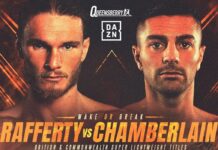 Jack Rafferty v Mark Chamberlain