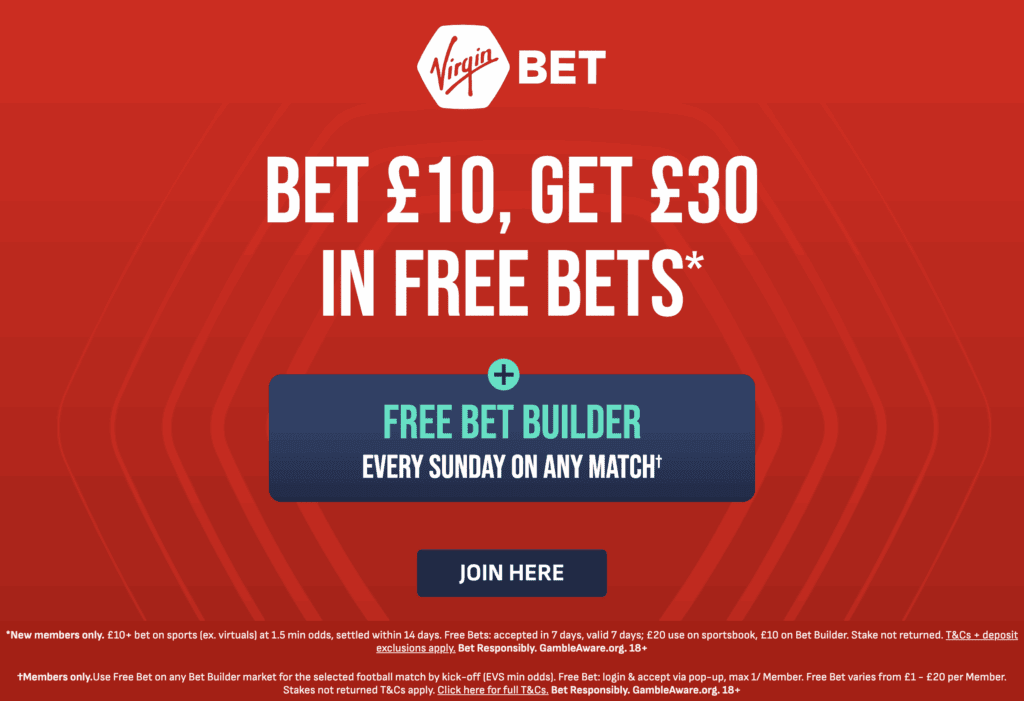 VirginBet Free Bets