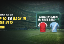 Arsenal v Man City: £5 Money Back on Losing Bet Builders bet365 money back offer
