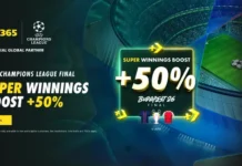 Get a 50% Super Winnings Boost on the UCL Final with bet365 Champions League Final Super Boost