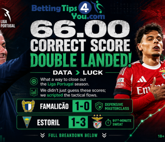 66.00 Correct Score Double Winner: How Our Tactical Script Predicted the Liga Portugal Finale Correct Score 66 Win