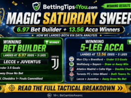 Magic Saturday Sweep: How We Landed a 7/1 Bet Builder and 14/1 Acca via Data Analysis Saturday Wins 10th May