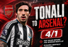 Why Backing Sandro Tonali to Sign for Arsenal at 4/1 Is Summer’s Top Value Bet Tonali to Arsenal