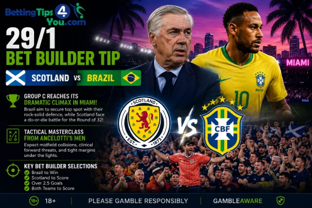 Bet Builder Tips: Scotland v Brazil