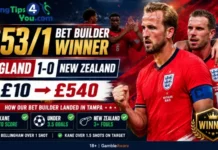 England 1-0 New Zealand: How Our 53/1 Bet Builder Landed in Tampa