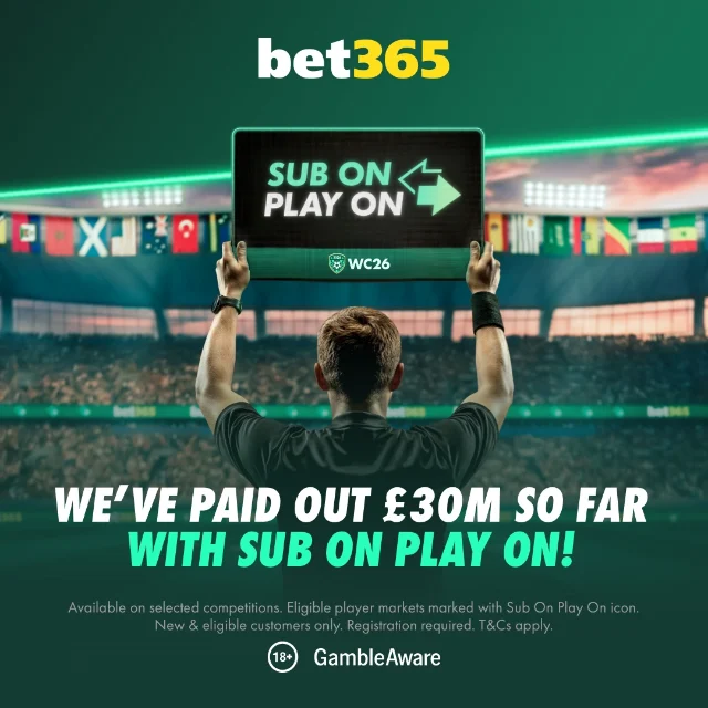 WC2026 - Sub On Play On Paid Out