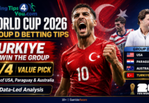 World Cup 2026 Group D Betting Tips: Turkiye to Win the Group at 7/4 World Cup Group D tips
