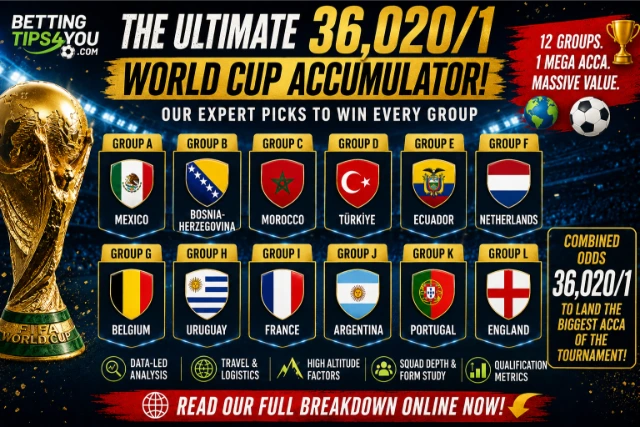 BettingTips4You.com | Free Football Betting Tips & Predictions World Cup Group Winners Accumulator