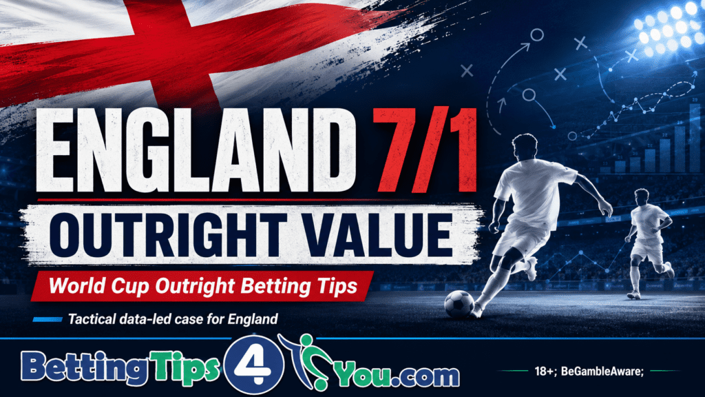World Cup Outright Betting Tips: Why 7/1 England Represent the Supreme Tactical Value Angle Over Favourites