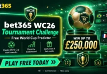 Win up to £250,000 Free with the bet365 WC26 Tournament Challenge bet365 Tournament Challenge