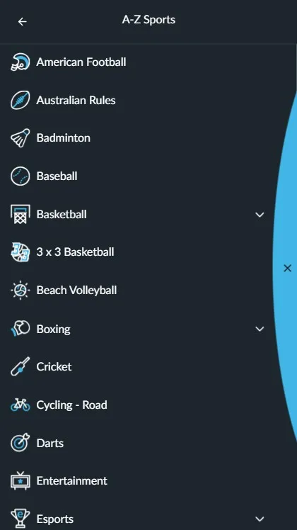 BetVictor sports markets