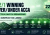 Winning 22-1 Acca