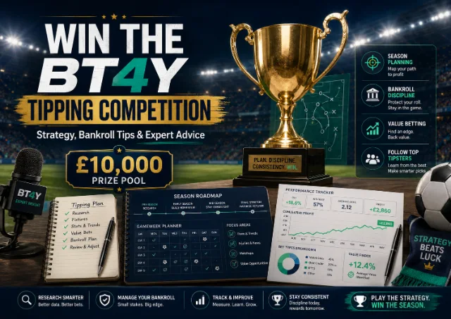 How to Win the BT4Y 2026/27 Football Tipping Competition: Strategy, Bankroll Tips & Expert Advice