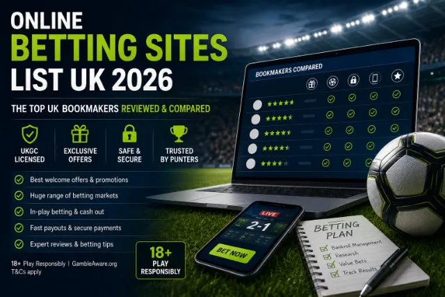 Online betting sites List UK 2026