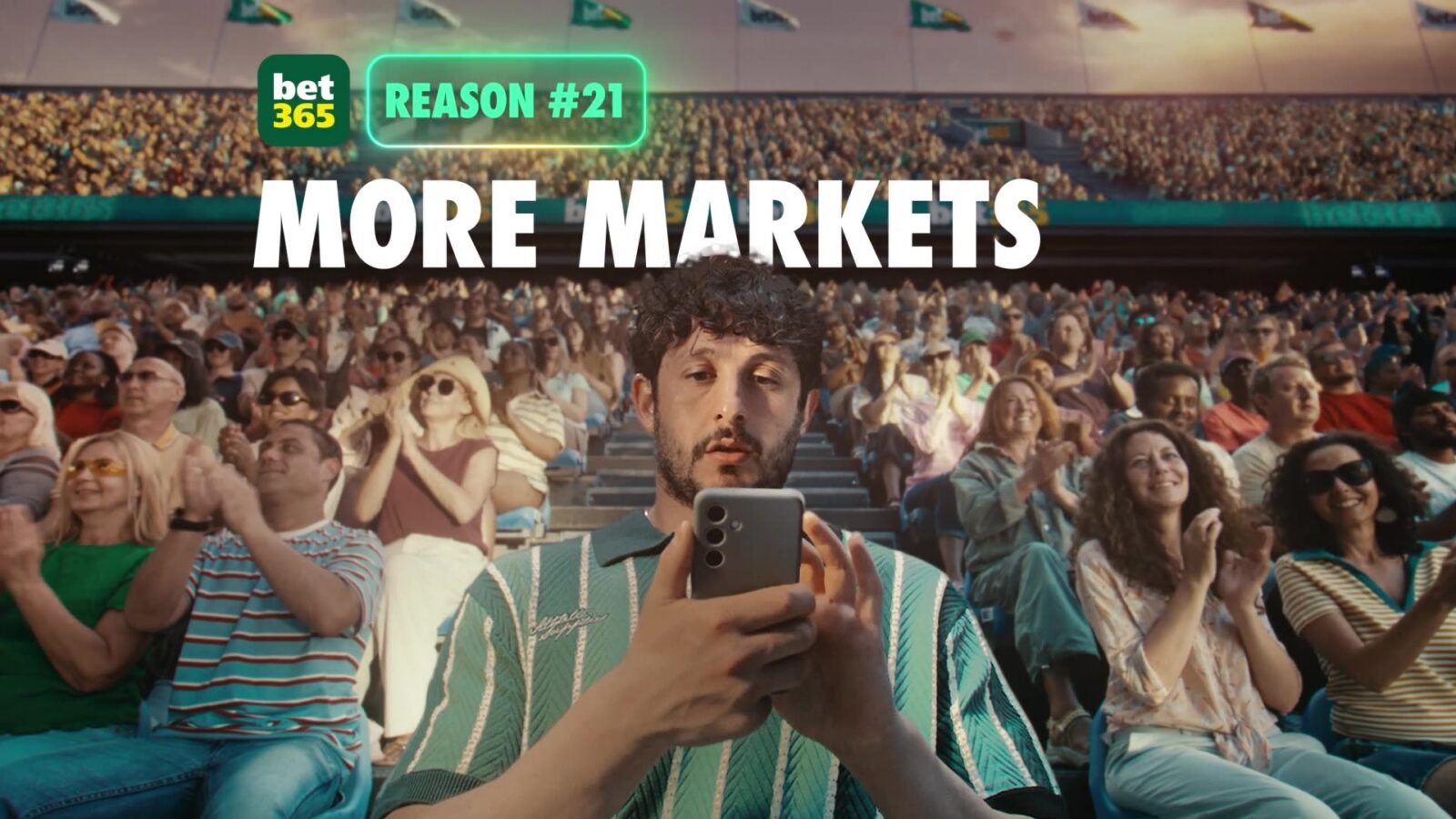 bet365 Reasons TV campaign — ad still frame 567