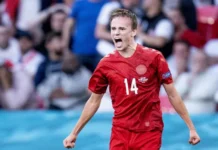 Denmark (Mikkel Damsgaard)