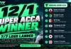 Sunday Winner Acca